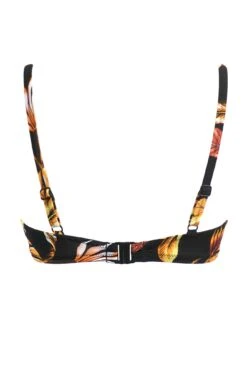 Paradiso Lightly Padded Underwired Front Tie Top - Black -Sultry Curve 303620 20230606173200