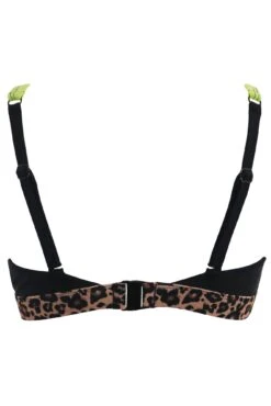 Palm Springs Colour Block Non Wired Triangle Top - Black/Lime -Sultry Curve 305446 20230105132200