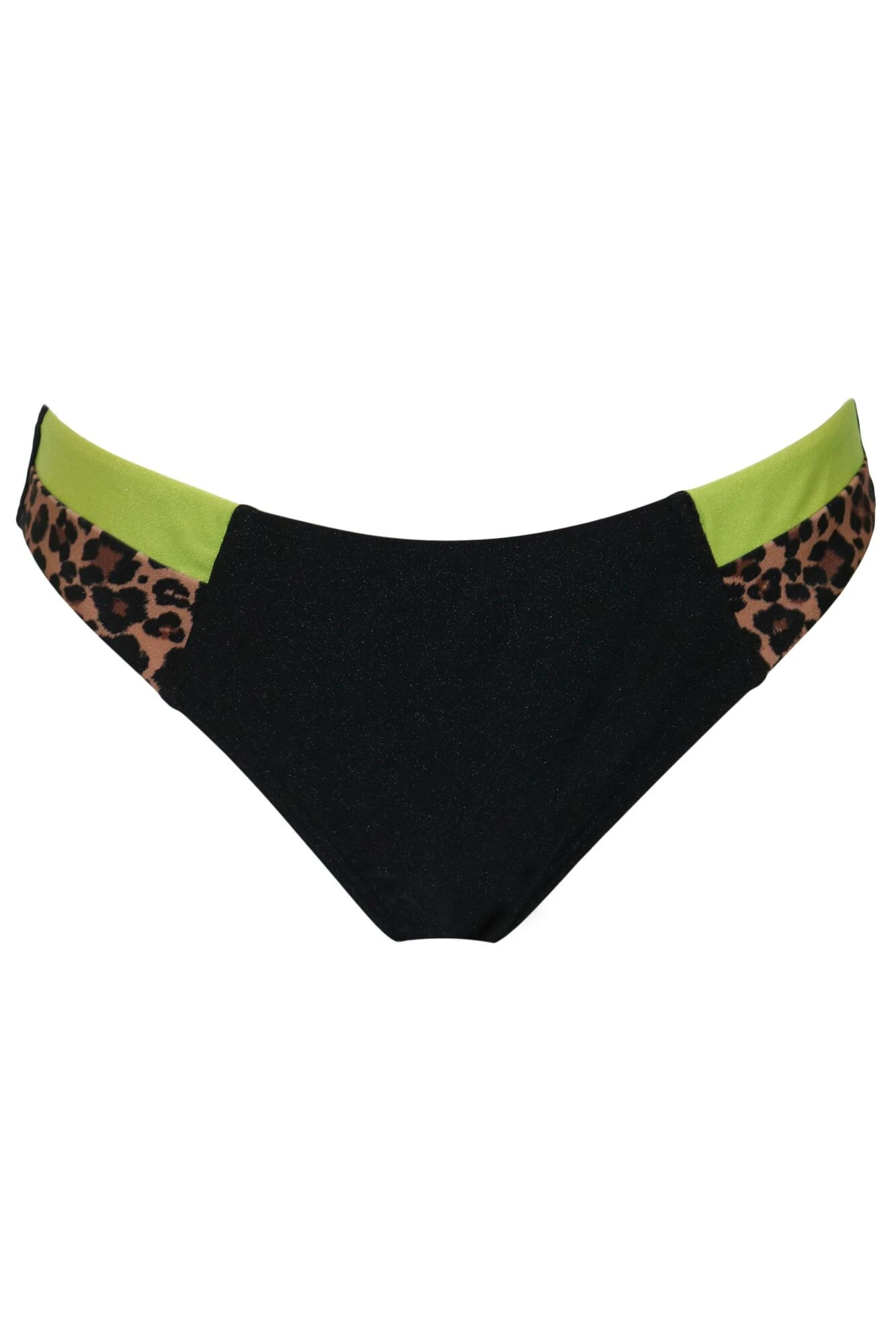 Palm Springs Colour Block Tab Brief - Black/Lime 7 Palm Springs Colour Block Tab Brief - Black/Lime - Image 5
