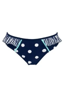Beach House Frill Tab Brief - Navy/White/Aqua -Sultry Curve 306082 20230106140200