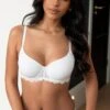Romance Balconette T Shirt Bra - White -Sultry Curve 306631 20230109164000
