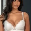 Romance Moulded Plunge Push Up Bra - White -Sultry Curve 306640 20230109164600
