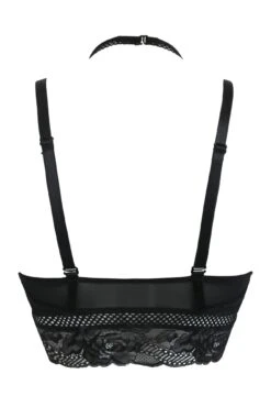 Ooo La La Front Fastening Bralette - Black/Slate -Sultry Curve 307187 20230111130100