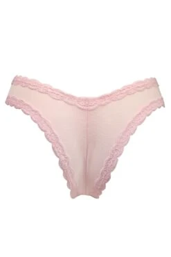 Luxe Linear V Shaped Brazilian Brief - Soft Pink -Sultry Curve 307219 20230215132300