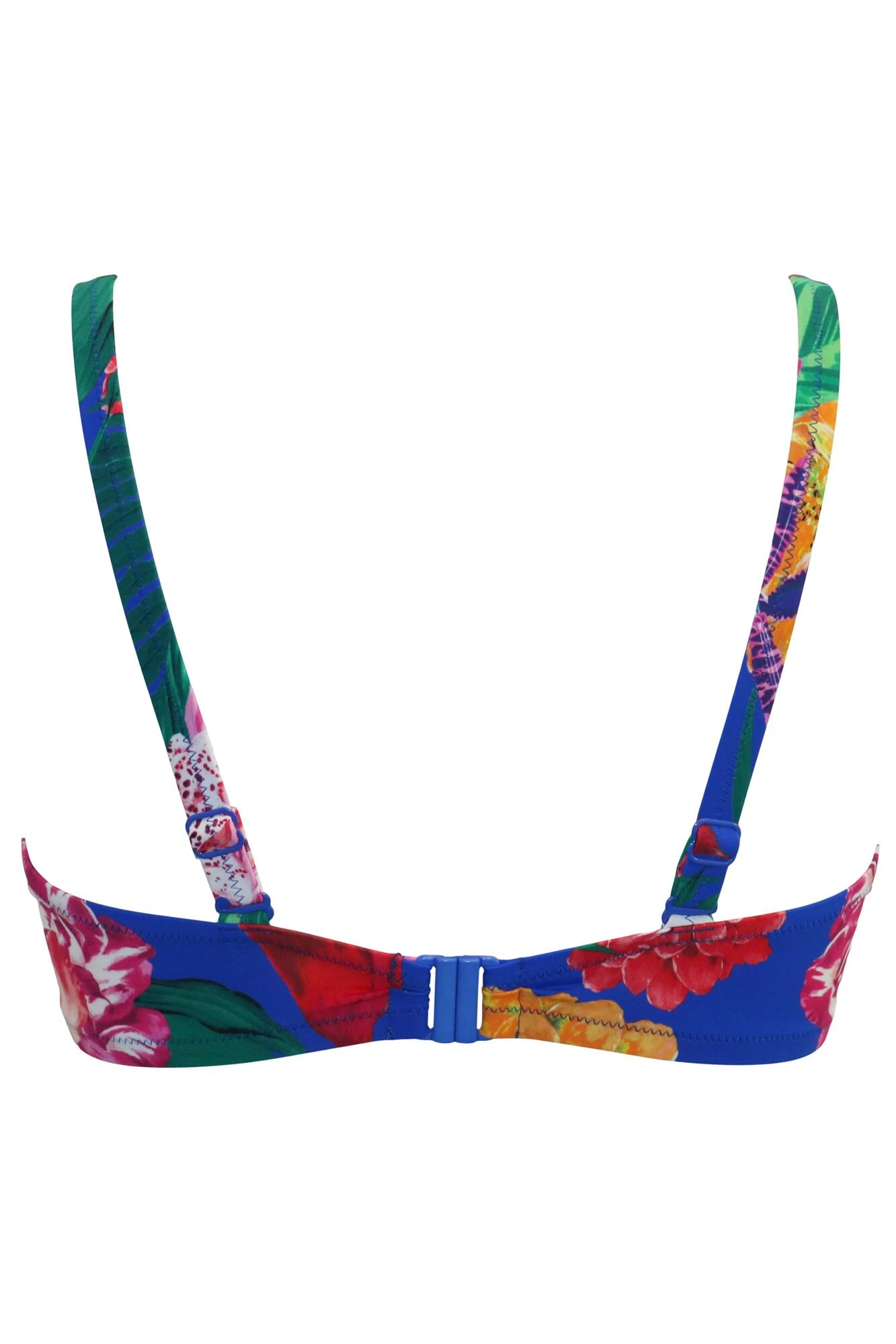 Antigua Frill Padded Underwired Top - Blue Floral 9 Antigua Frill Padded Underwired Top - Blue Floral - Image 7