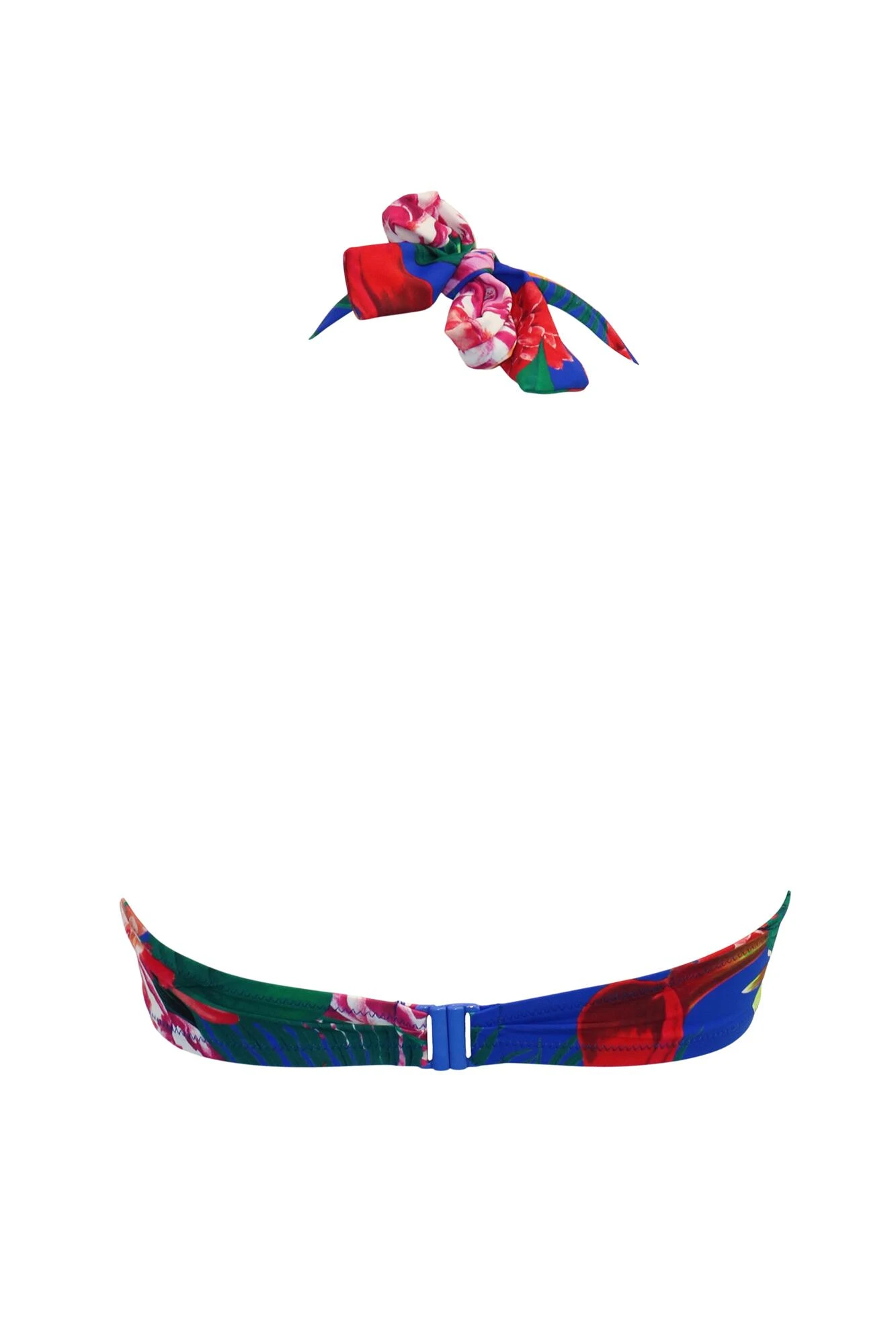 Antigua Frill Halter Underwired Top - Blue Floral 9 Antigua Frill Halter Underwired Top - Blue Floral - Image 7