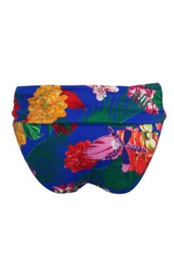 Antigua Fold Over Brief - Blue Floral -Sultry Curve 308220 20230124120000