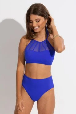 Space High Neck Underwired Cami Top - Ultramarine 10 Space High Neck Underwired Cami Top - Ultramarine -Sultry Curve 308375 20230124163200