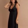 Flora Luxe Chemise - Black -Sultry Curve 308378 20230124163500