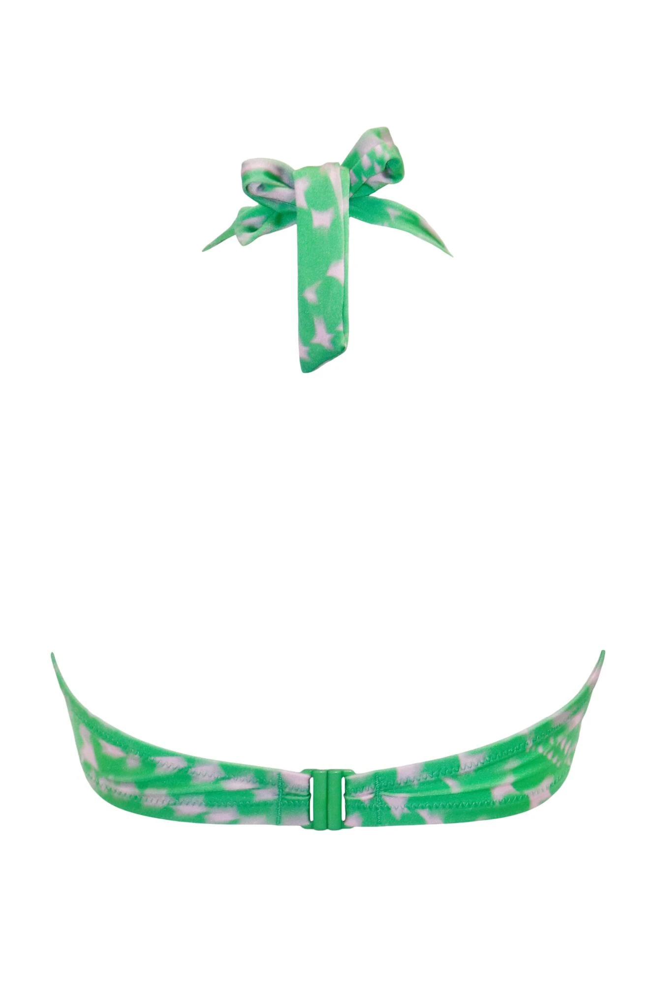 Portofino Halter Underwired Top - Green/Pink 8 Portofino Halter Underwired Top - Green/Pink - Image 6