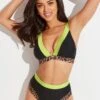 Palm Springs Colour Block High Leg Control Brief - Black/Lime 1 Palm Springs Colour Block High Leg Control Brief - Black/Lime -Sultry Curve 311361 20230227163700