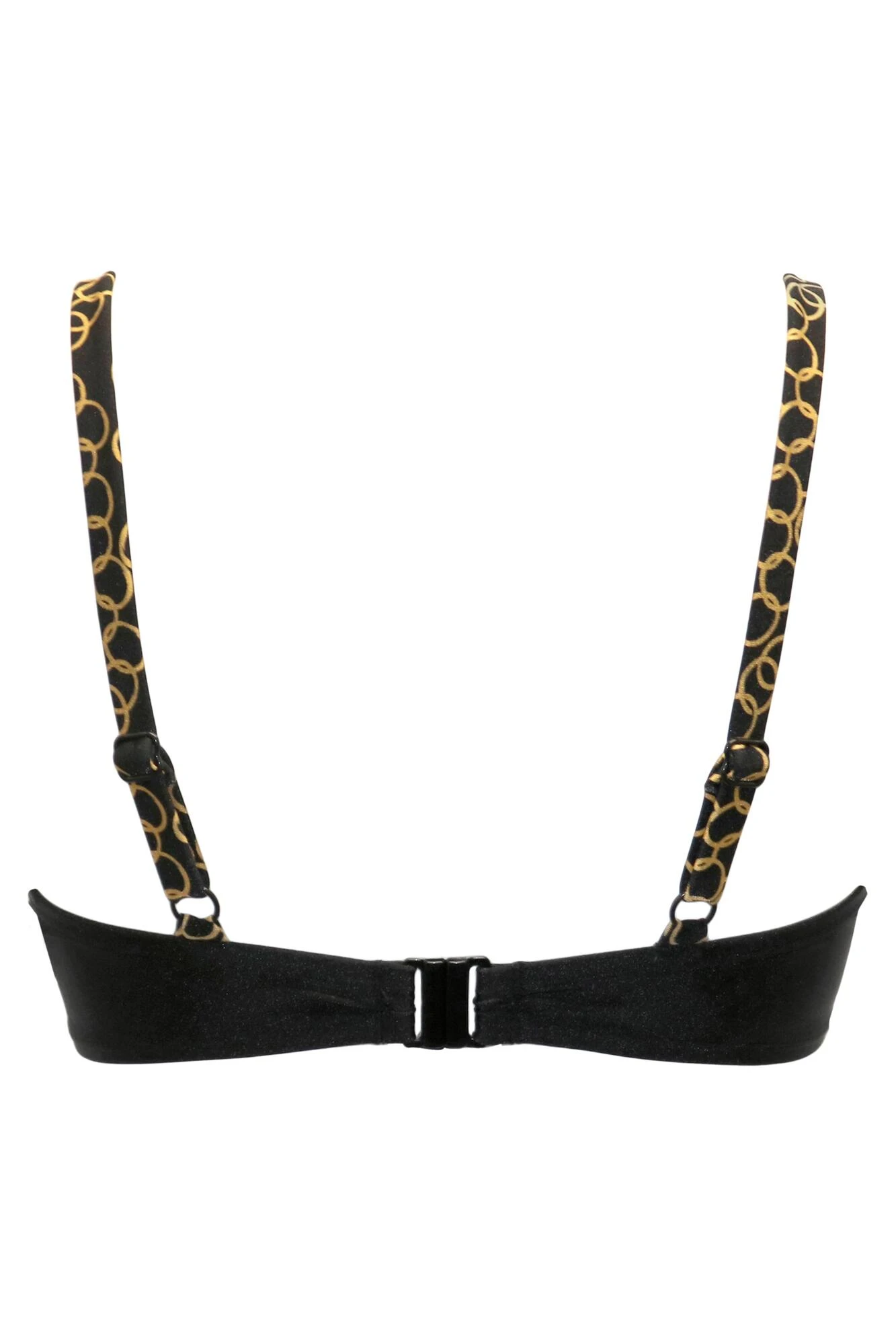 Casablanca Lightly Padded Underwired Front Tie Top - Gold Chain 8 Casablanca Lightly Padded Underwired Front Tie Top - Gold Chain - Image 6