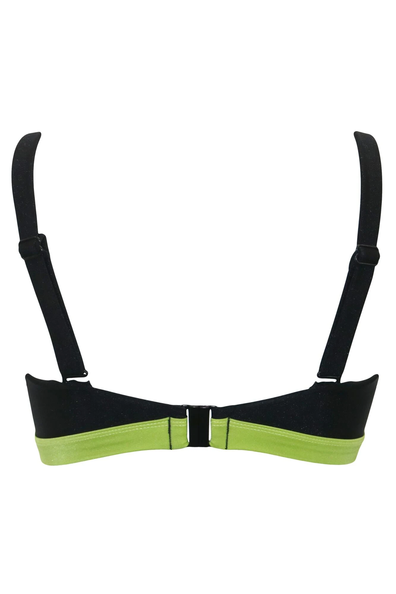 Palm Springs Colour Block Hidden Underwired Cami Top - Black/Lime 9 Palm Springs Colour Block Hidden Underwired Cami Top - Black/Lime - Image 7