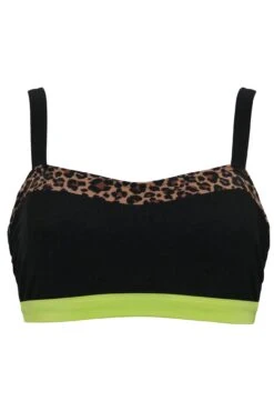 Palm Springs Colour Block Hidden Underwired Cami Top - Black/Lime 15 Palm Springs Colour Block Hidden Underwired Cami Top - Black/Lime -Sultry Curve 312088 20230303110800