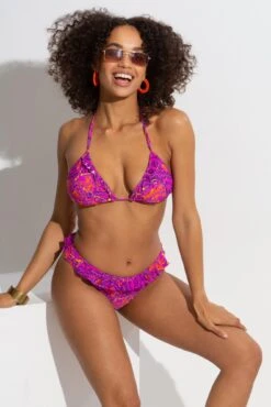 Bermuda Non-Wired Triangle Top - Multi -Sultry Curve 312497 20230526165200