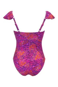Bermuda Frill Tummy Control Swimsuit - Multi 13 Bermuda Frill Tummy Control Swimsuit - Multi -Sultry Curve 312500 20230316152500