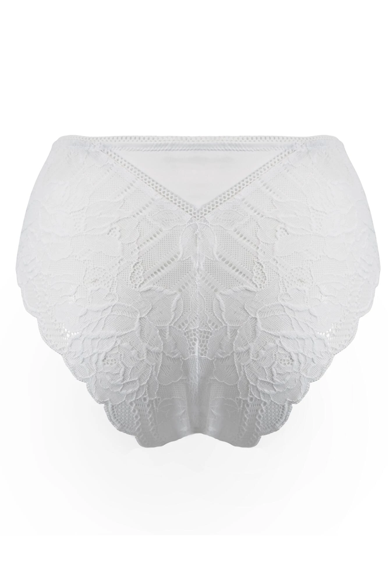 Ooo La La High-Waist Brazilian - White 8 Ooo La La High-Waist Brazilian - White - Image 6