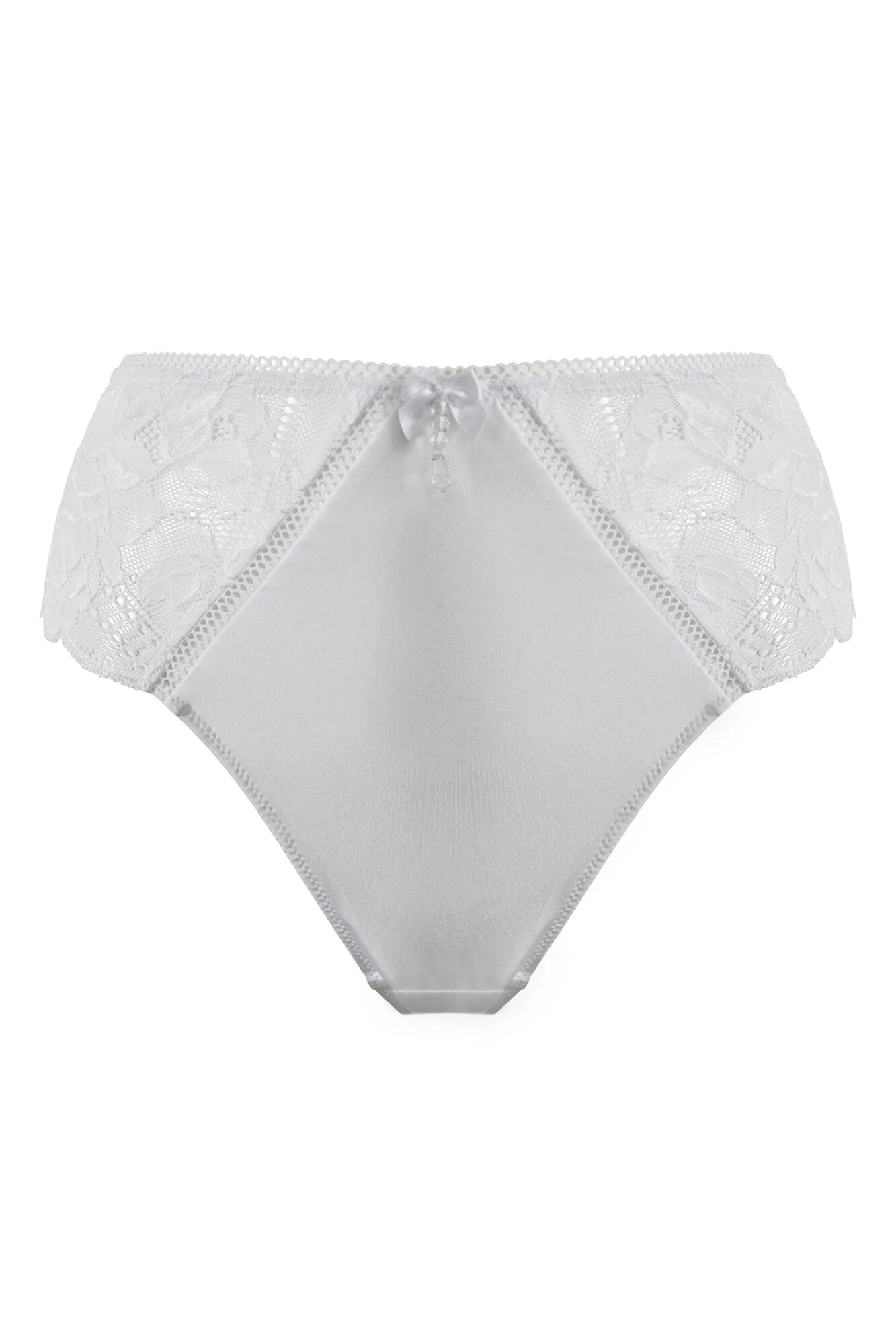 Ooo La La High-Waist Brazilian - White 7 Ooo La La High-Waist Brazilian - White - Image 5