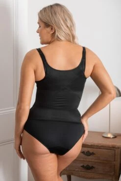 Hourglass Firm Control Back Smoothing Waist Cincher - Black -Sultry Curve 314256 20230412164700