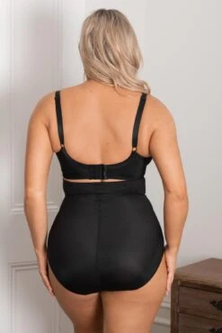 Hourglass Firm Control High Waist Brief - Black -Sultry Curve 314265 20230412164900