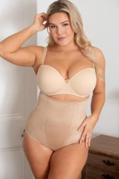 Hourglass Firm Control High Waist Brief - Caramel -Sultry Curve 314267 20230628094800