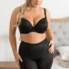 Hourglass Firm Control High Waist Short - Black -Sultry Curve 314269 20230412165100
