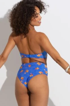 Santa Cruz Super High Waist Brief - Blue Floral -Sultry Curve 314479 20230421123100