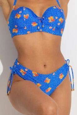 Santa Cruz High Leg Adjustable Side Brief - Blue Floral 11 Santa Cruz High Leg Adjustable Side Brief - Blue Floral -Sultry Curve 314495 20230607120500