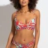 Free Spirit Frill Waist Brief. - Aqua Palm