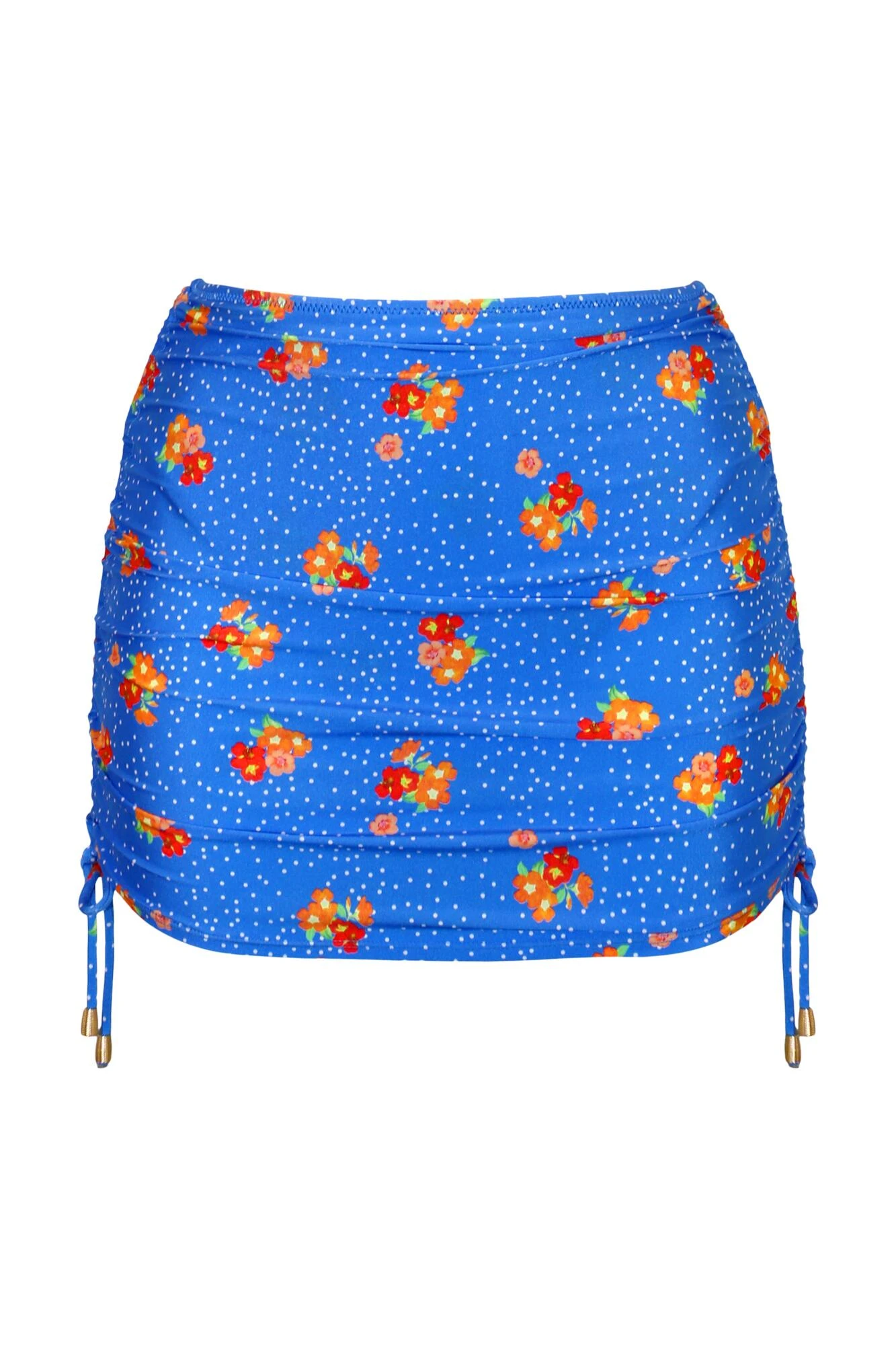 Santa Cruz Adjustable Side Skirted Brief - Blue Floral 8 Santa Cruz Adjustable Side Skirted Brief - Blue Floral - Image 6