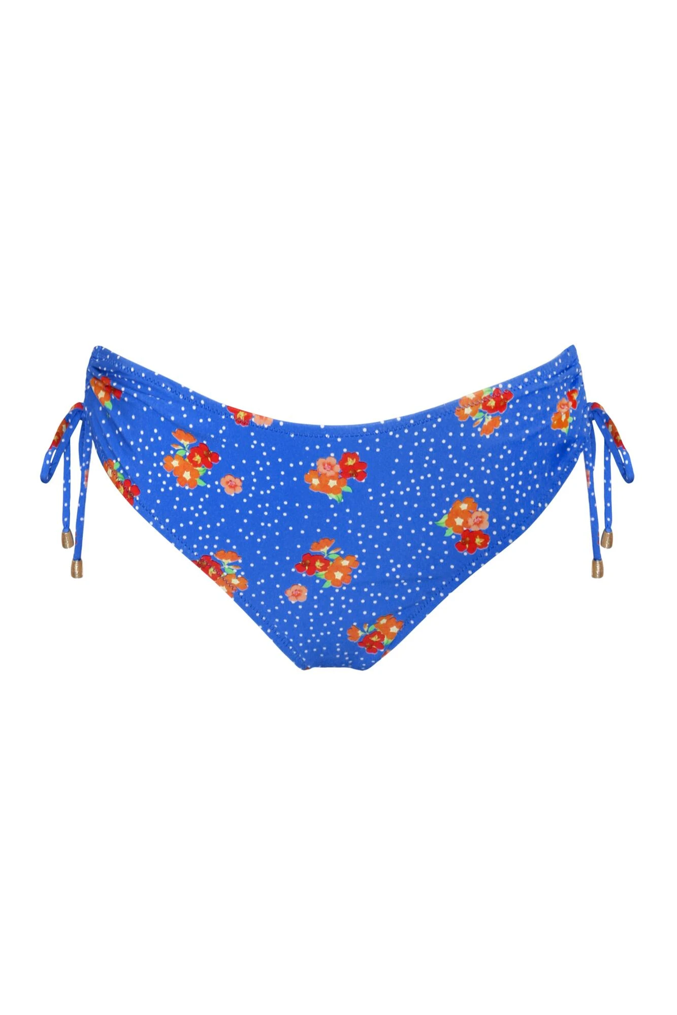 Santa Cruz High Leg Adjustable Side Brief - Blue Floral 8 Santa Cruz High Leg Adjustable Side Brief - Blue Floral - Image 6