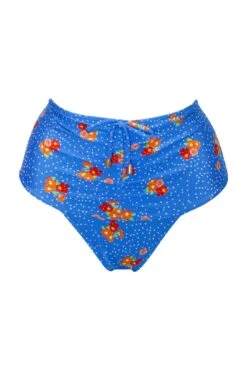 Santa Cruz Super High Waist Brief - Blue Floral -Sultry Curve 314863 20230421123100