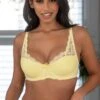 Flora Lightly Padded Underwired Bra - Yellow -Sultry Curve 314939 20230425101500