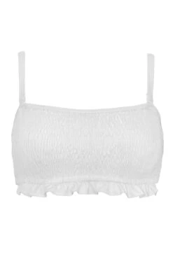 Free Spirit Strapless Underwired Top. - White -Sultry Curve 315214 20230814125400