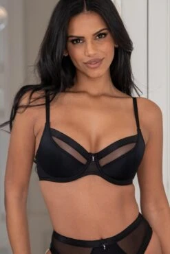 Viva Luxe Underwired Bra - Black