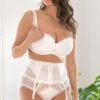 Divine Front Fastening Deep Suspender - Ivory -Sultry Curve 315638 20230504123300