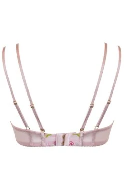 India Embroidery Plunge Suspender Set - Soft Pink 12 India Embroidery Plunge Suspender Set - Soft Pink -Sultry Curve 315827 20230510153100