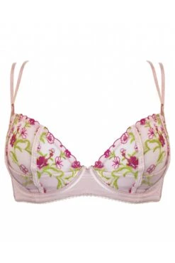 India Embroidery Plunge Suspender Set - Soft Pink 11 India Embroidery Plunge Suspender Set - Soft Pink -Sultry Curve 315828 20230510153100