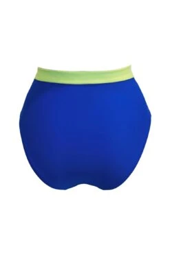 Palm Springs High Leg Tummy Control Brief - Ultramarine/Pink/Citrus -Sultry Curve 316165 20230516093400