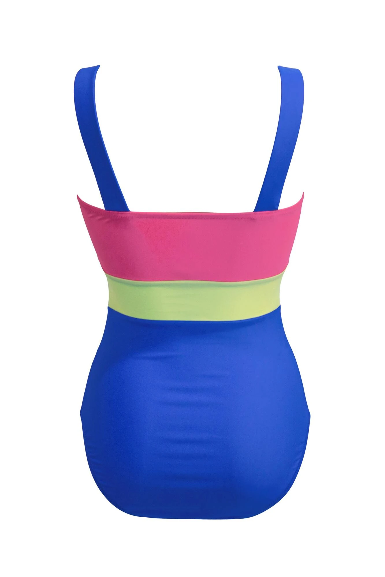 Palm Springs Colour Block Tummy Control Swimsuit - Ultramarine/Pink/Citrus 8 Palm Springs Colour Block Tummy Control Swimsuit - Ultramarine/Pink/Citrus - Image 6