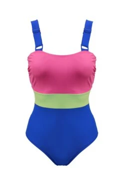 Palm Springs Colour Block Tummy Control Swimsuit - Ultramarine/Pink/Citrus 12 Palm Springs Colour Block Tummy Control Swimsuit - Ultramarine/Pink/Citrus -Sultry Curve 316184 20230516093500
