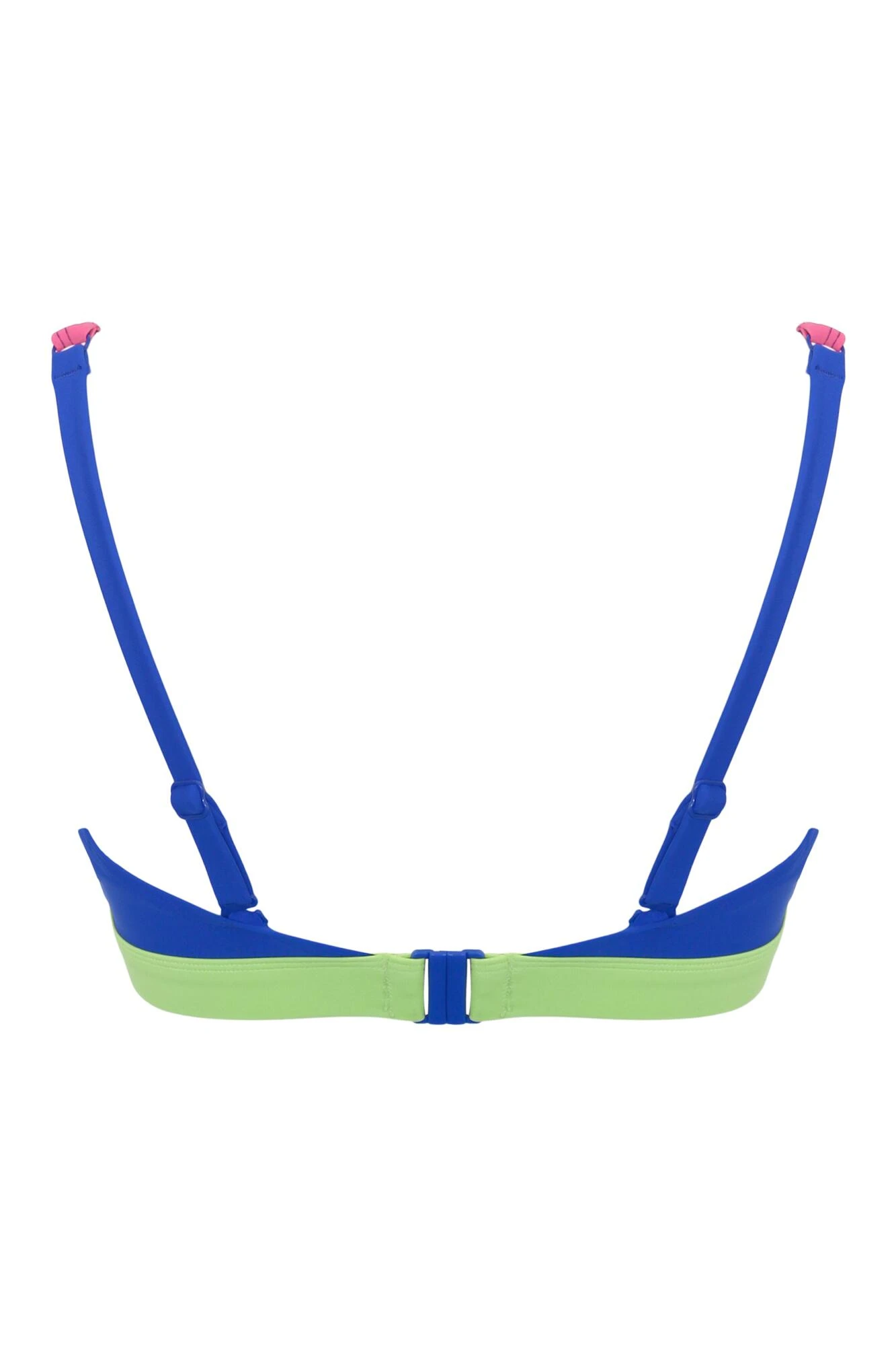 Palm Springs Colour Block Non-Wired Top - Ultramarine/Pink/Citrus 7 Palm Springs Colour Block Non-Wired Top - Ultramarine/Pink/Citrus - Image 5