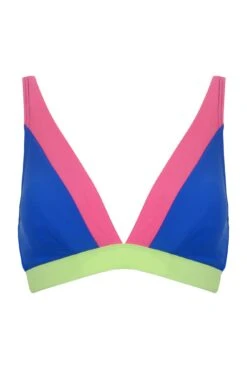 Palm Springs Colour Block Non-Wired Top - Ultramarine/Pink/Citrus 10 Palm Springs Colour Block Non-Wired Top - Ultramarine/Pink/Citrus -Sultry Curve 316193 20230516093500