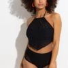 Summer Breeze High-Waist Brief - Black -Sultry Curve 316213 20230516102400