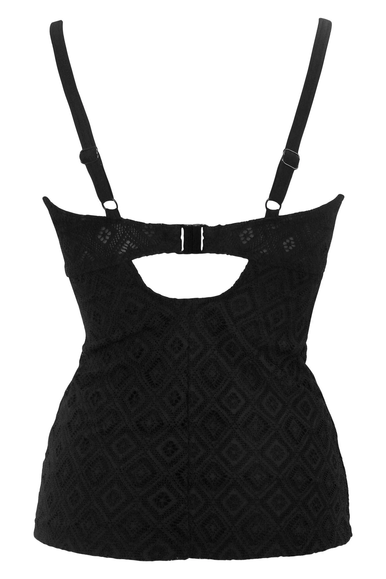 Summer Breeze Underwired Tankini - Black 8 Summer Breeze Underwired Tankini - Black - Image 6