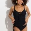 Summer Breeze Underwired Tankini - Black 1 Summer Breeze Underwired Tankini - Black -Sultry Curve 316218 20230516102400