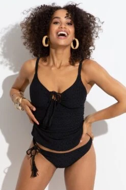 Summer Breeze Underwired Tankini - Black 11 Summer Breeze Underwired Tankini - Black -Sultry Curve 316221 20230516102400