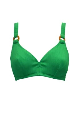 Cali Recycled Hidden Underwired Top - Green -Sultry Curve 316247 20230530090900