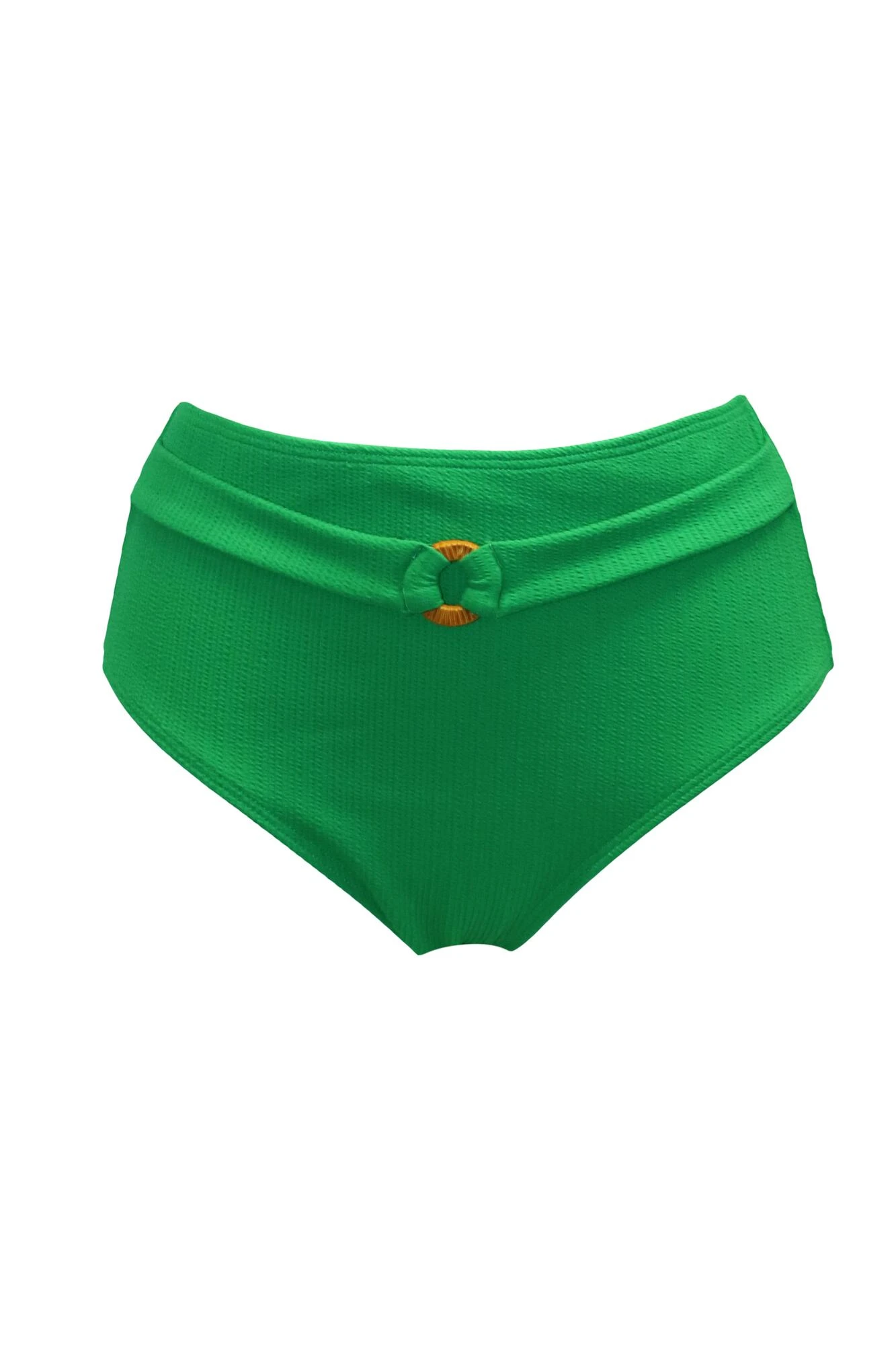 Cali Recycled High Waist Belted Control Brief - Green 7 Cali Recycled High Waist Belted Control Brief - Green - Image 5