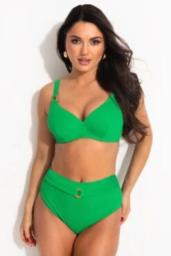 Cali Recycled High Waist Belted Control Brief - Green 10 Cali Recycled High Waist Belted Control Brief - Green -Sultry Curve 316265 20230530091300